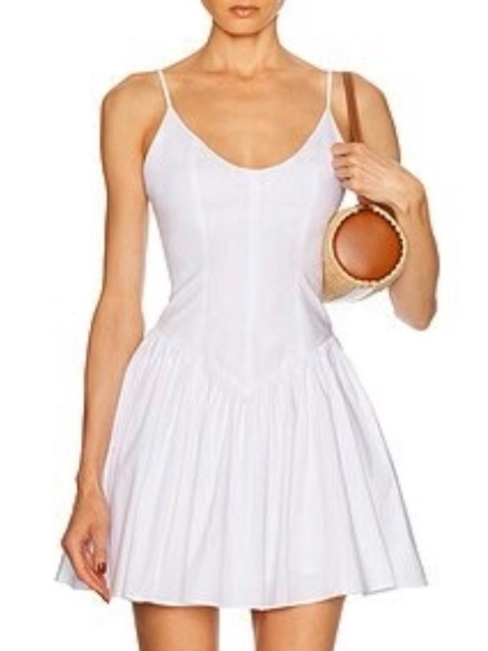 NWT Staud Dena Mini Dress White